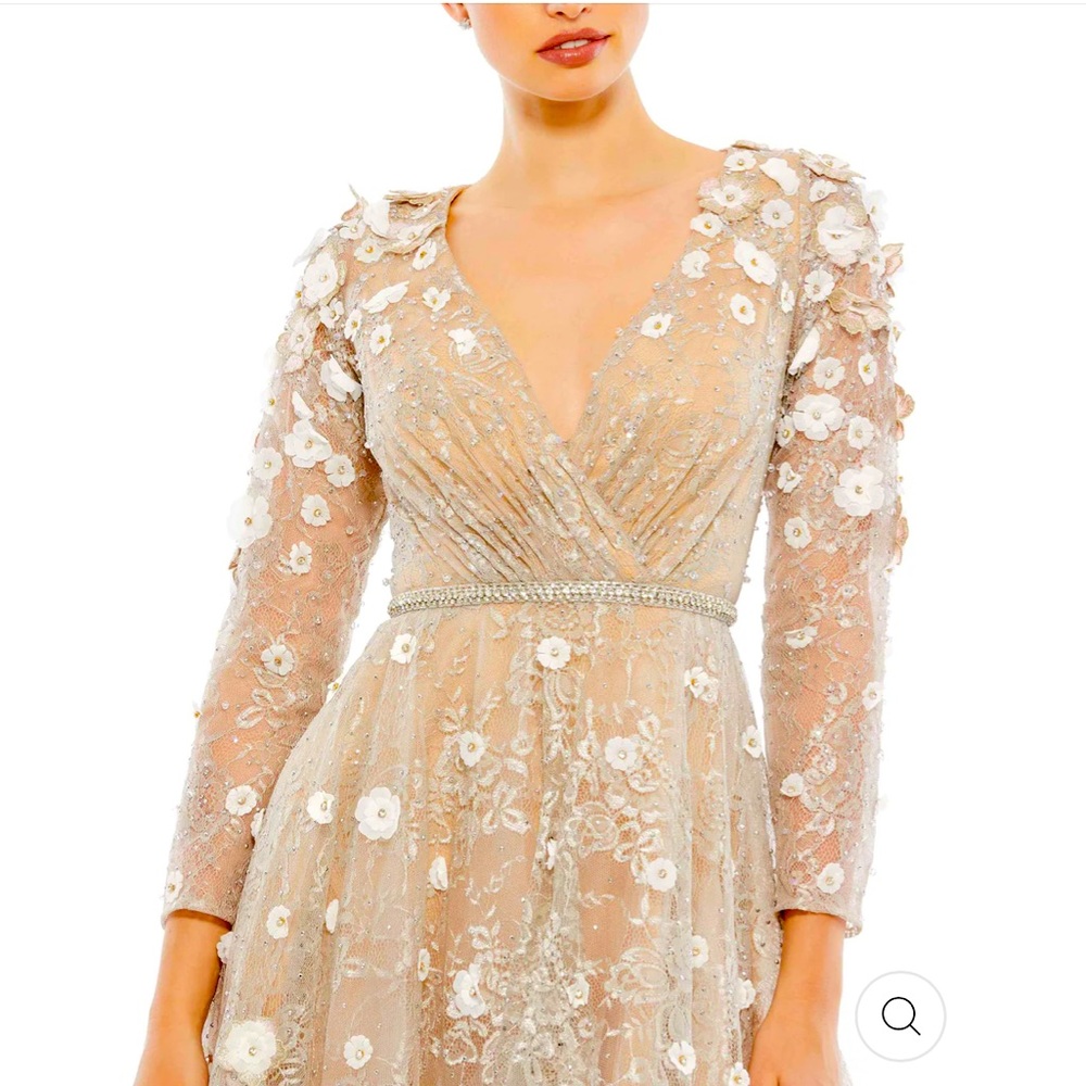 NWT Mac Duggal mid/tea length cocktail dress